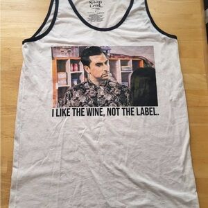 3/$13 NWOT- Unisex Schitts Creek White Tank Top